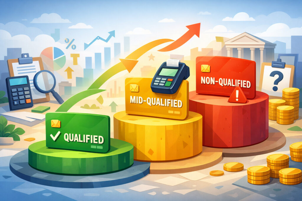 Tiered Pricing (Qualified / Mid-Qualified / Non-Qualified) — The Most Confusing Merchant Services Pricing Model