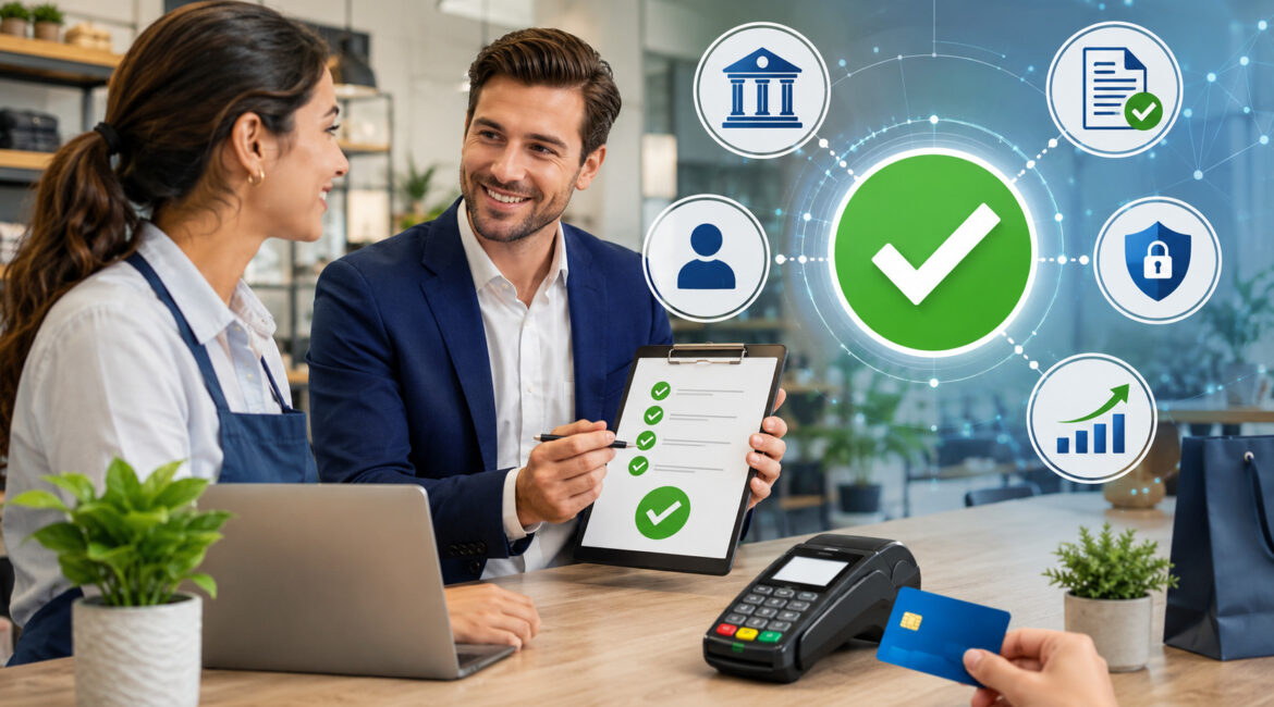 Merchant account approval process