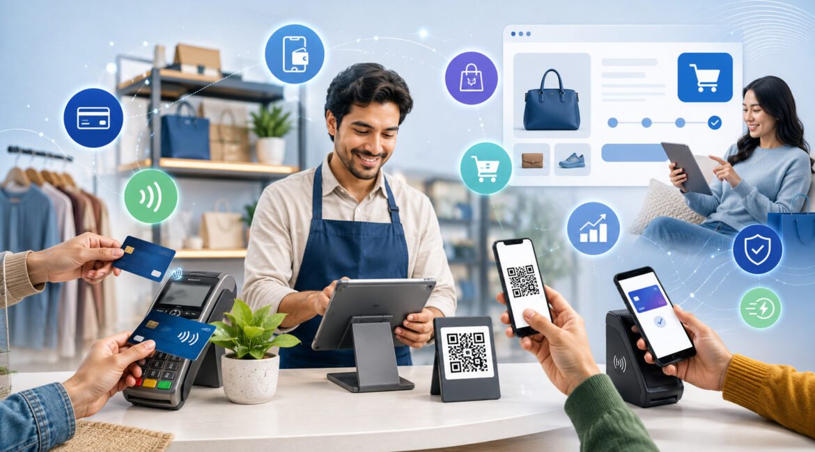 Multi-payment support for merchants illustration