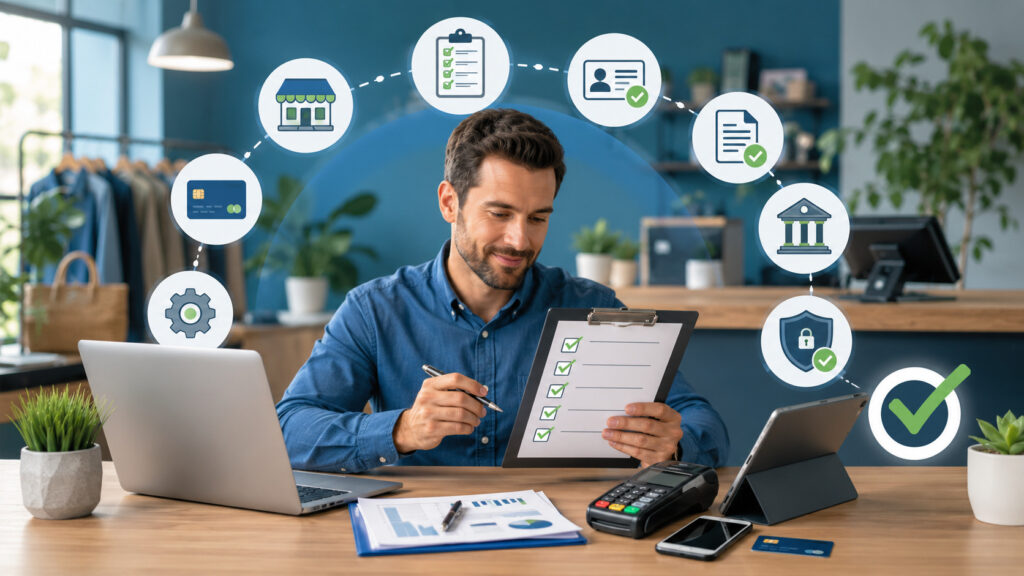 Merchant account setup checklist for businesses