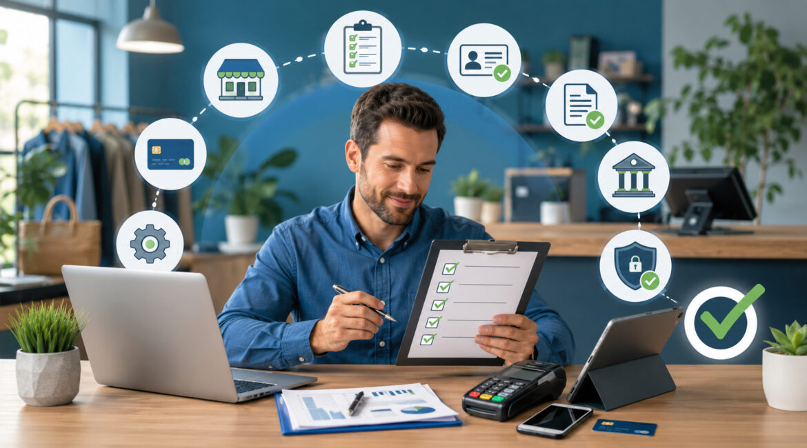 Merchant account setup checklist for businesses